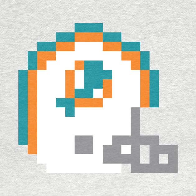 8 Bit Miami Dolphins Helmet by N8I